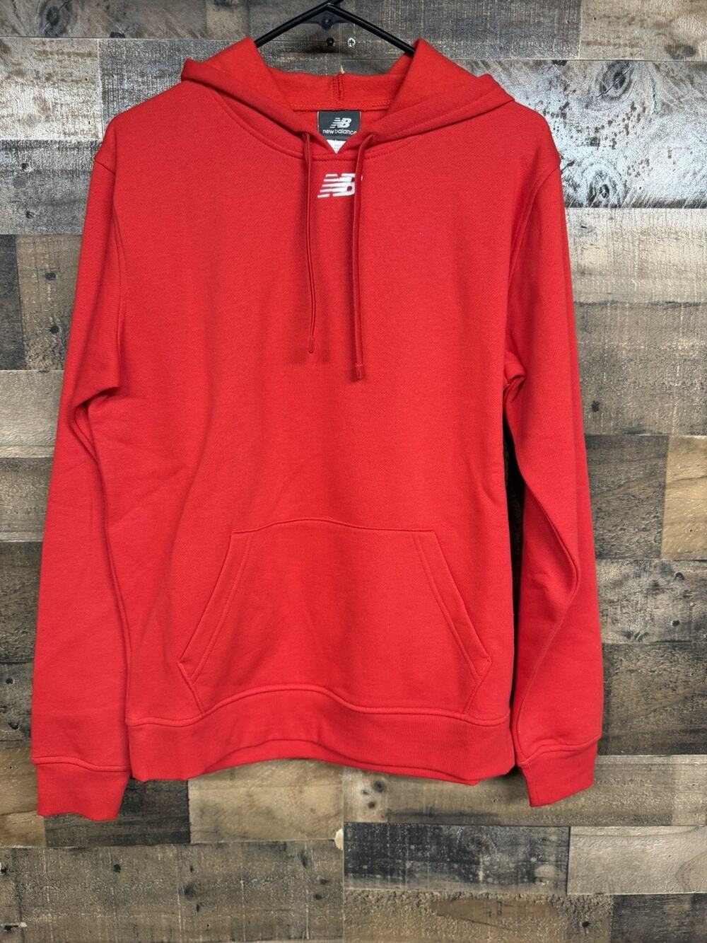 New Balance Men's Size Small Essential Hoodie Red NWT SKU 0048